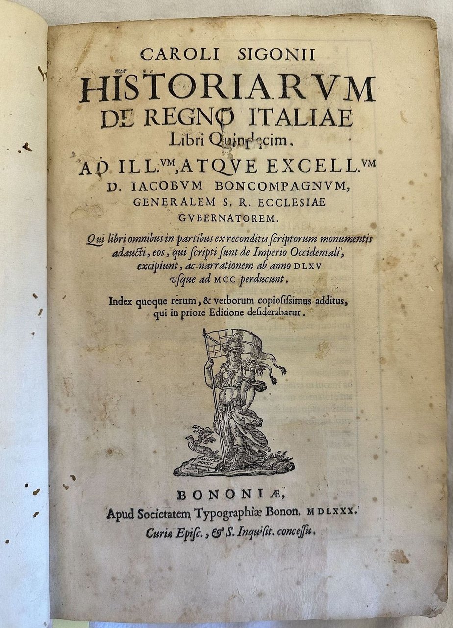 CAROLI SIGONII HISTORIARUM DE REGNO ITALIAE