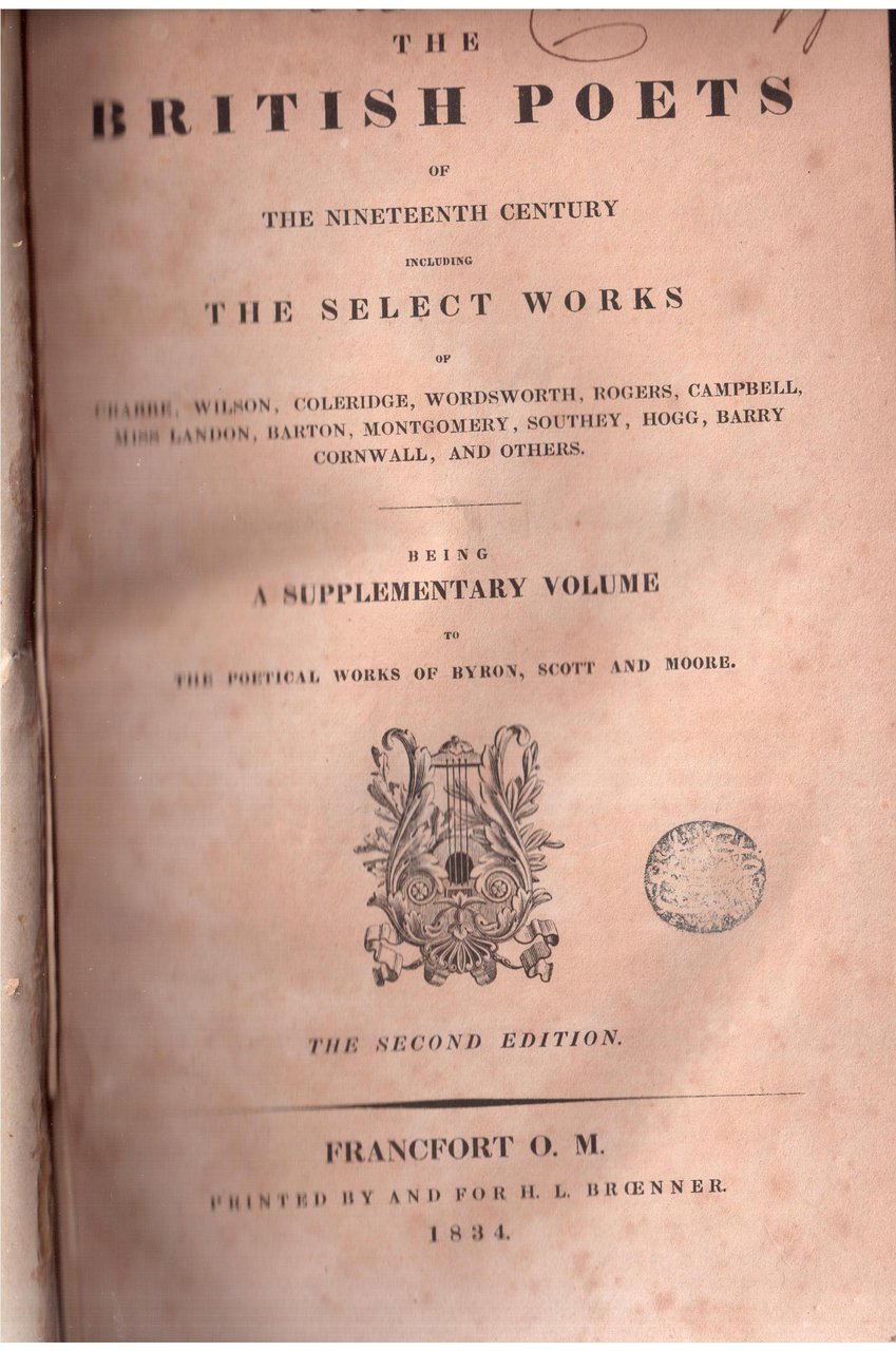 The British Poets of the nineteenth century including the select …