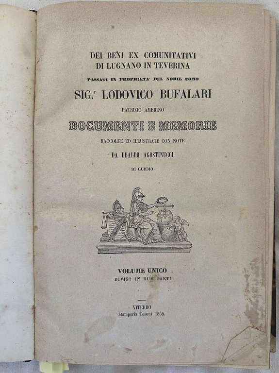 DEI BENI EX COMUNITATIVI DI LUGNANO IN TEVERINA PASSATI IN …