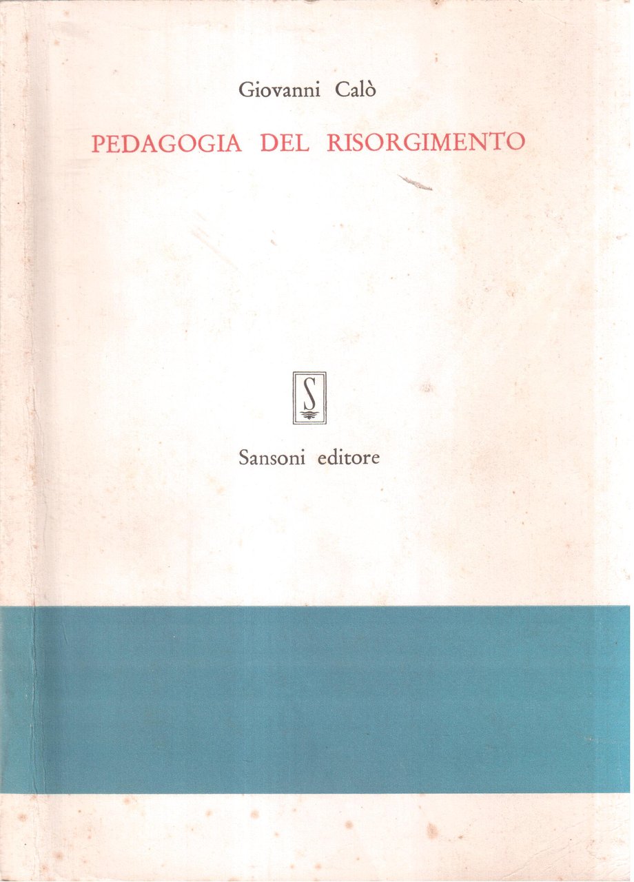 Pedagogia del Risorgimento