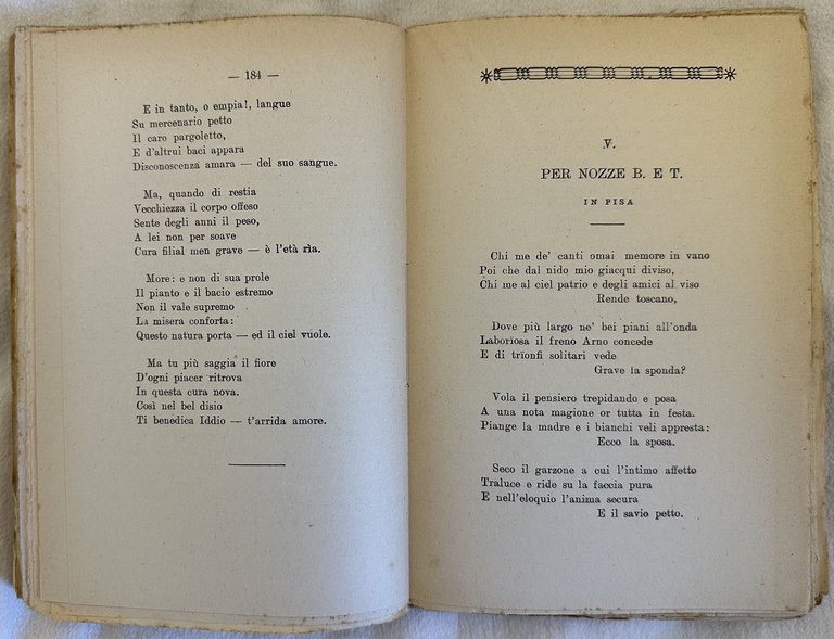 POESIE DI GIOSUE CARDUCCI (ENOTRIO ROMANO)