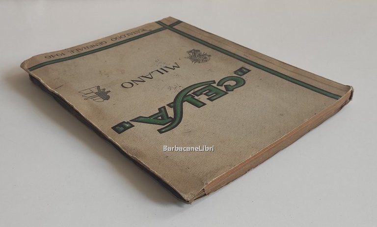CELSA Commercio Elettrico Lombardo S.A. Catalogo generale 1946