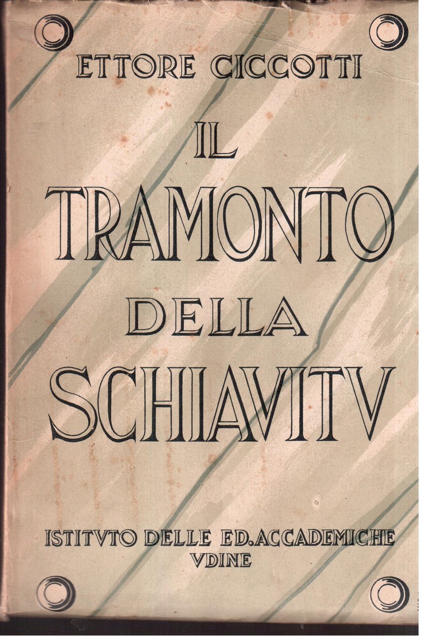 Il tramonto della schiavitù