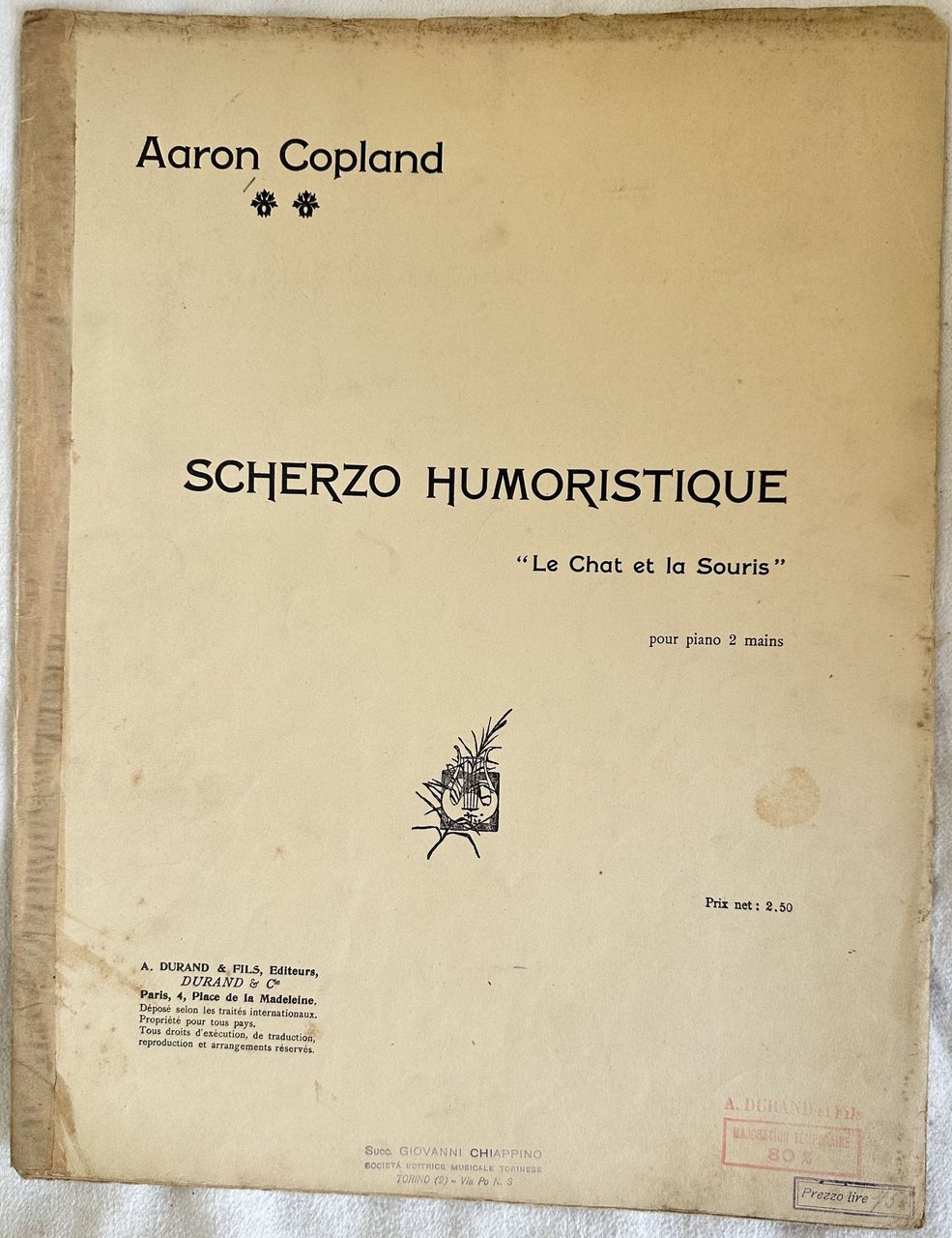 SCHERZO HUMORISTIQUE "LE CHAT ET LA SOURIS" POUR PIANO 2 …