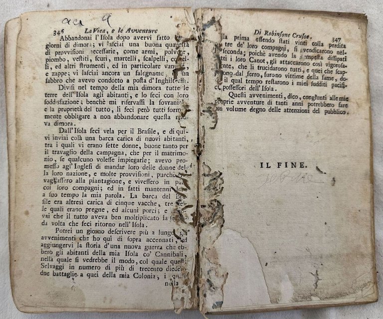 LA VITA E LE AVVENTURE DI ROBINSON CRUSOE STORIA GALANTE …