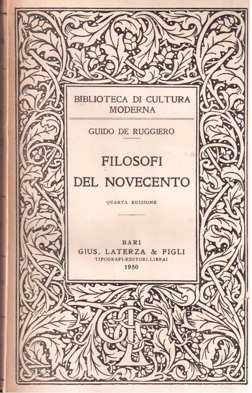 Filosofi del Novecento