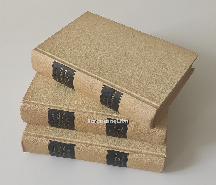 Storia della letteratura italiana (3 voll.) Ad uso delle scuole …