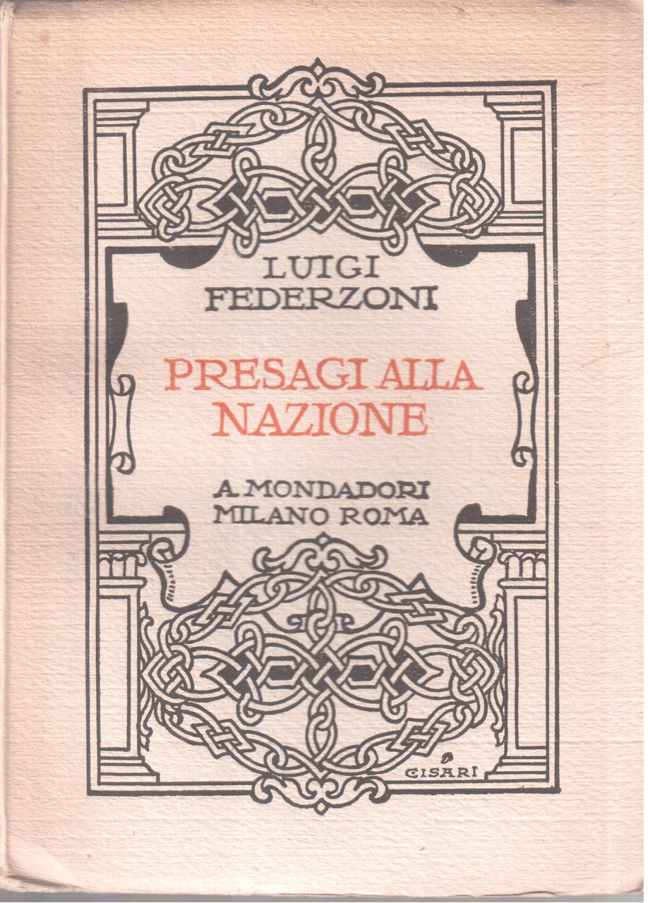 Presagi alla nazione discorsi politici - a cura del fascio …