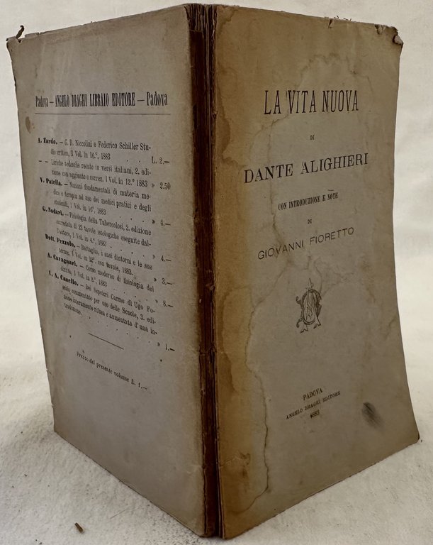 LA VITA NUOVA DI DANTE ALIGHIERI CON INTRODUZIONE E NOIE …