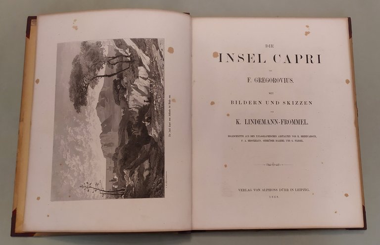 Die insel Capri mit bildern und skizzen von K. Lindemann …