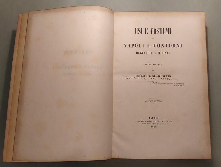 Usi e costumi di Napoli e contorni descritti e dipinti.