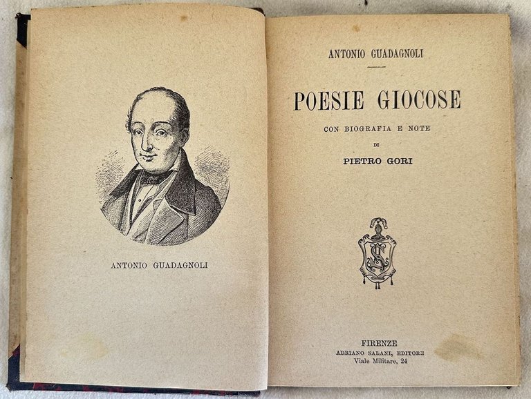 POESIE GIOCOSE CON BIOGRAFIA E NOTE DI PIETRO GORI