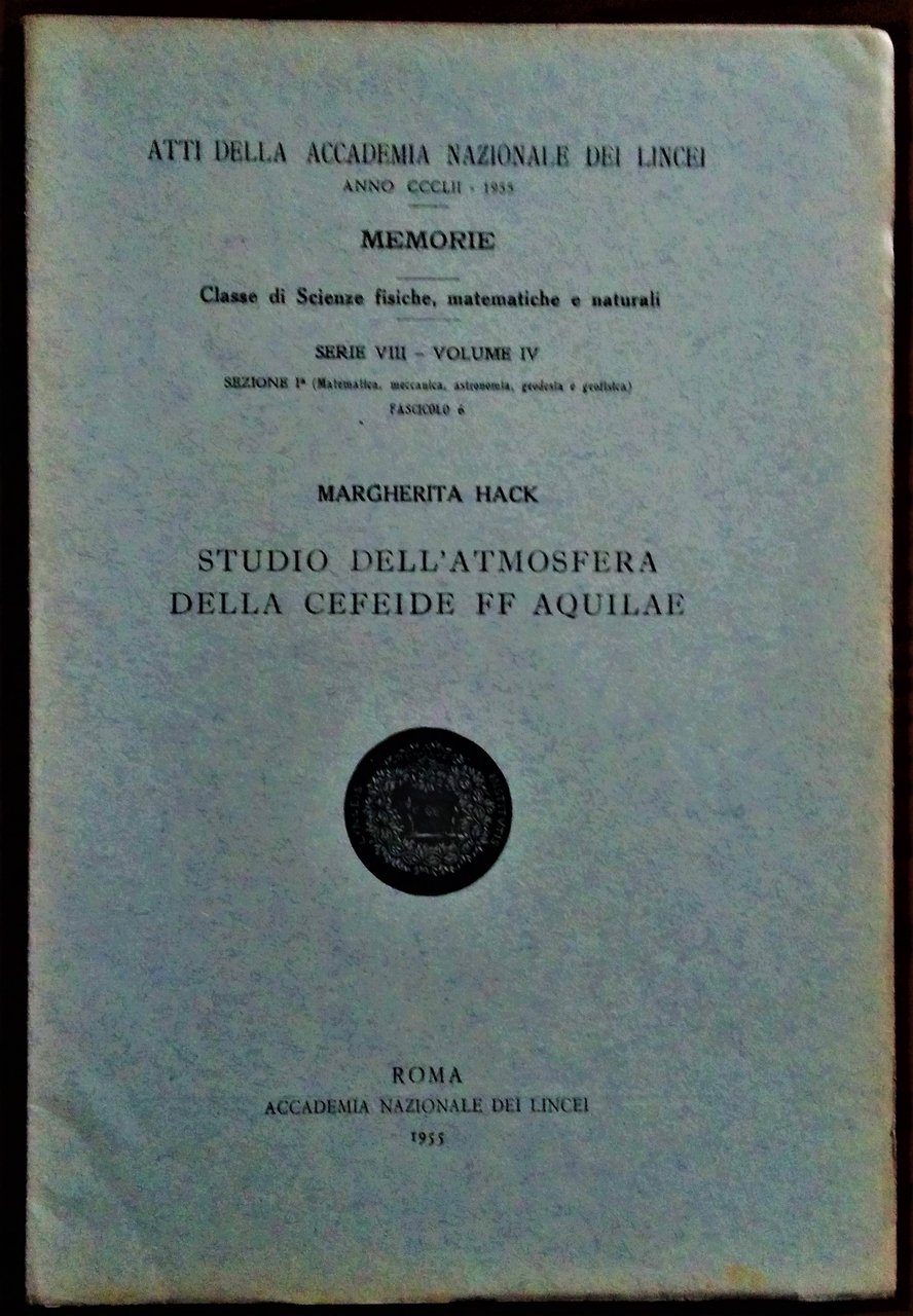 Studio dell' atmosfera della cefeide FF Aquilae.