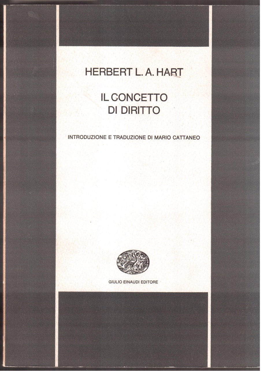 Il concetto di diritto introduzione e traduzione di Mario Cattaneo