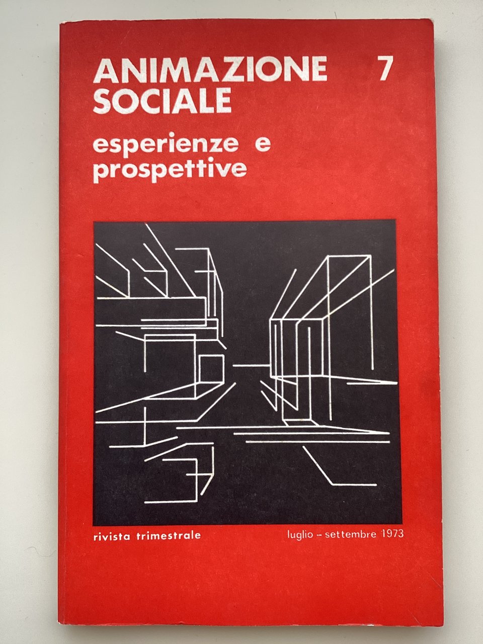 Animazione sociale: esperienze e prospettive. Rivista trimestrale: luglio-settembre 1973 n.7