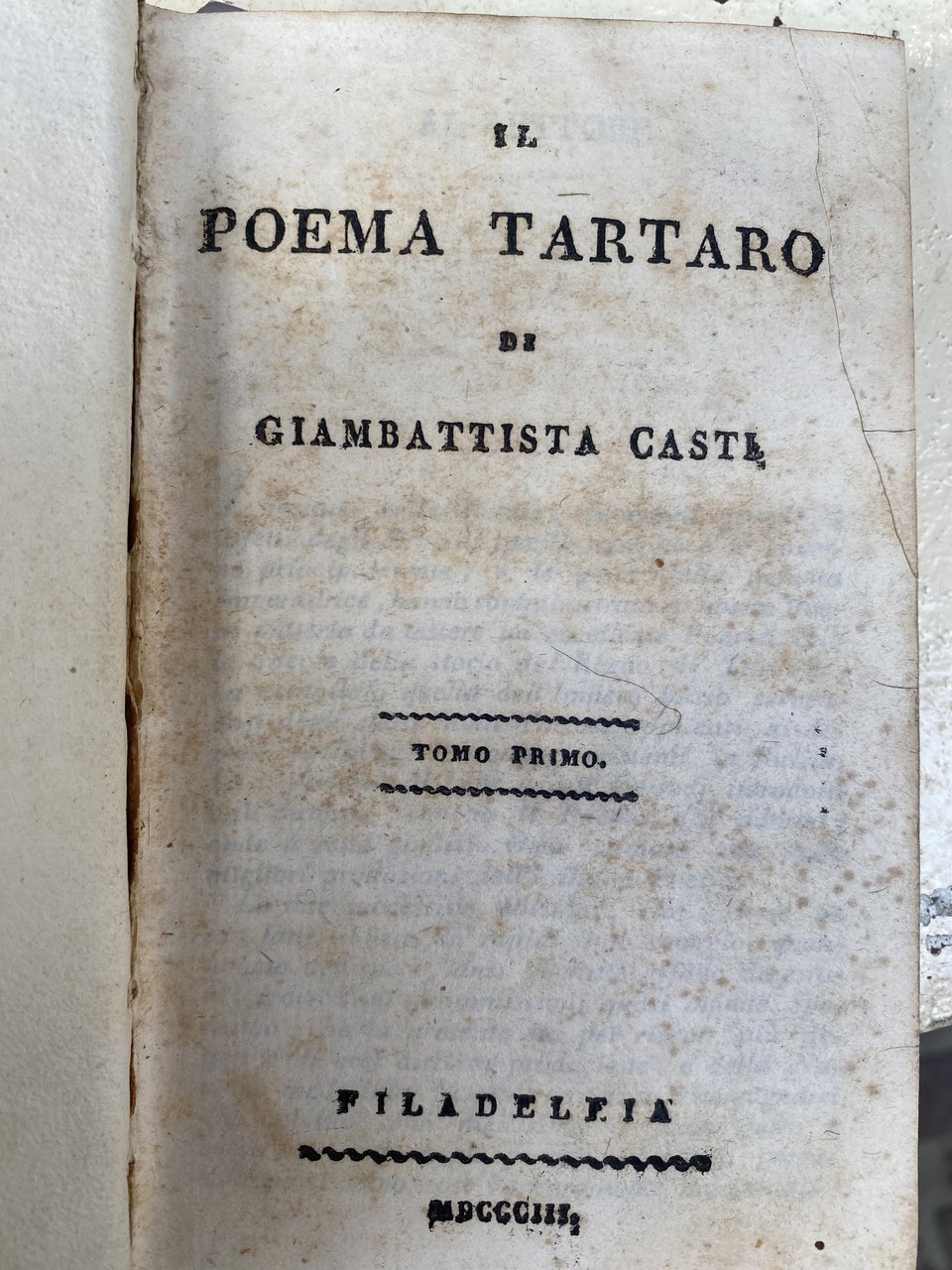 Il poema tartaro