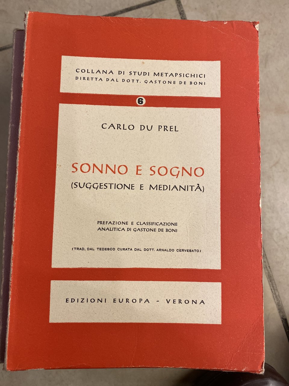 Sonno e sogno (suggestione e medianità)