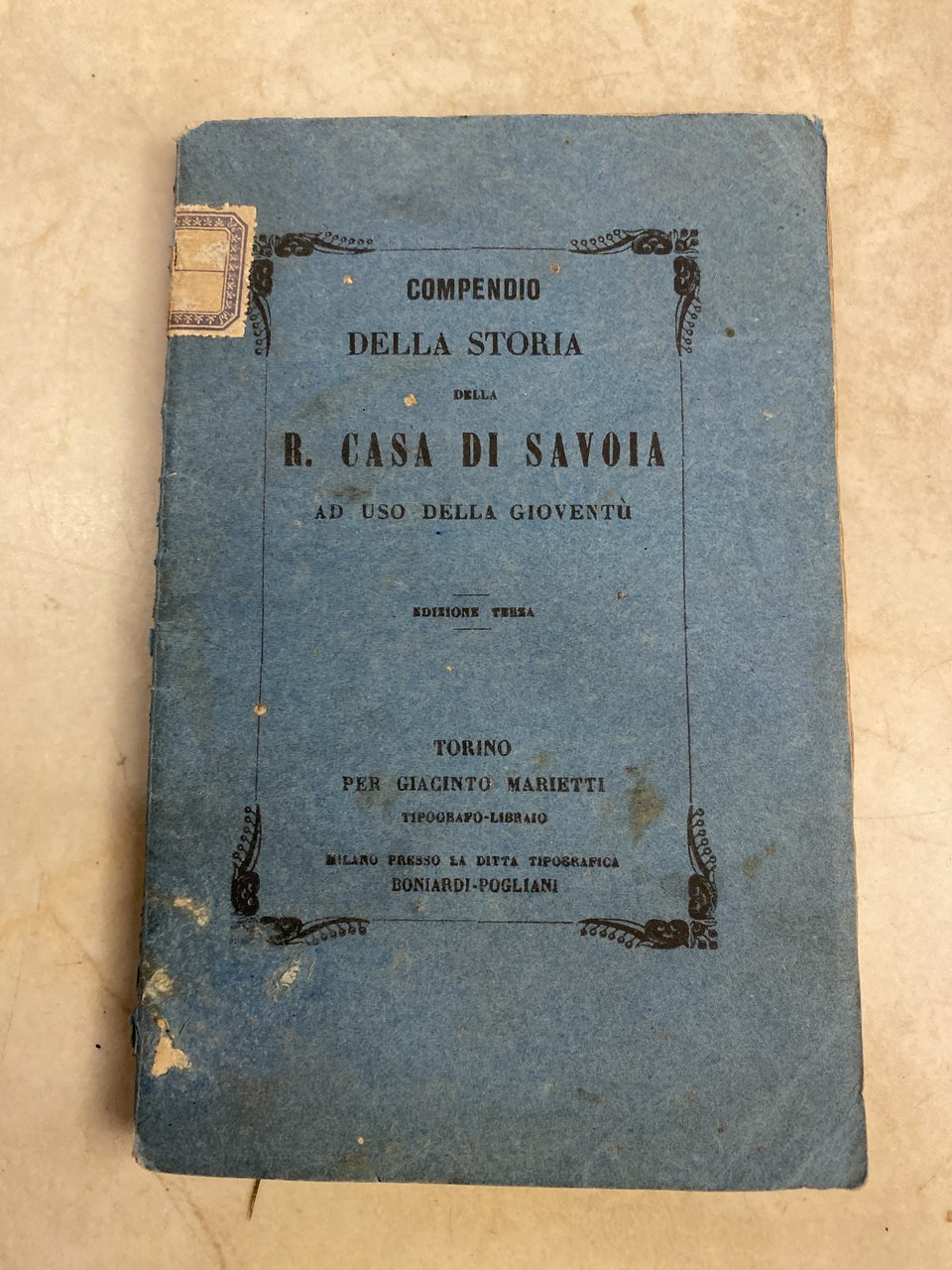 Compendio della storia della R. Casa di Savoia ad uso …