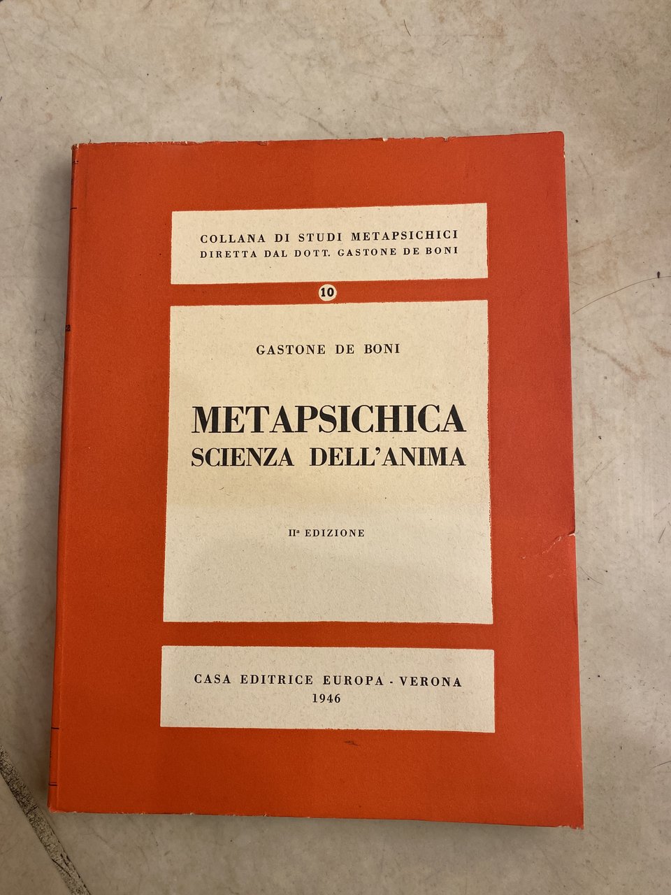 Metapsichica scienza dell'anima