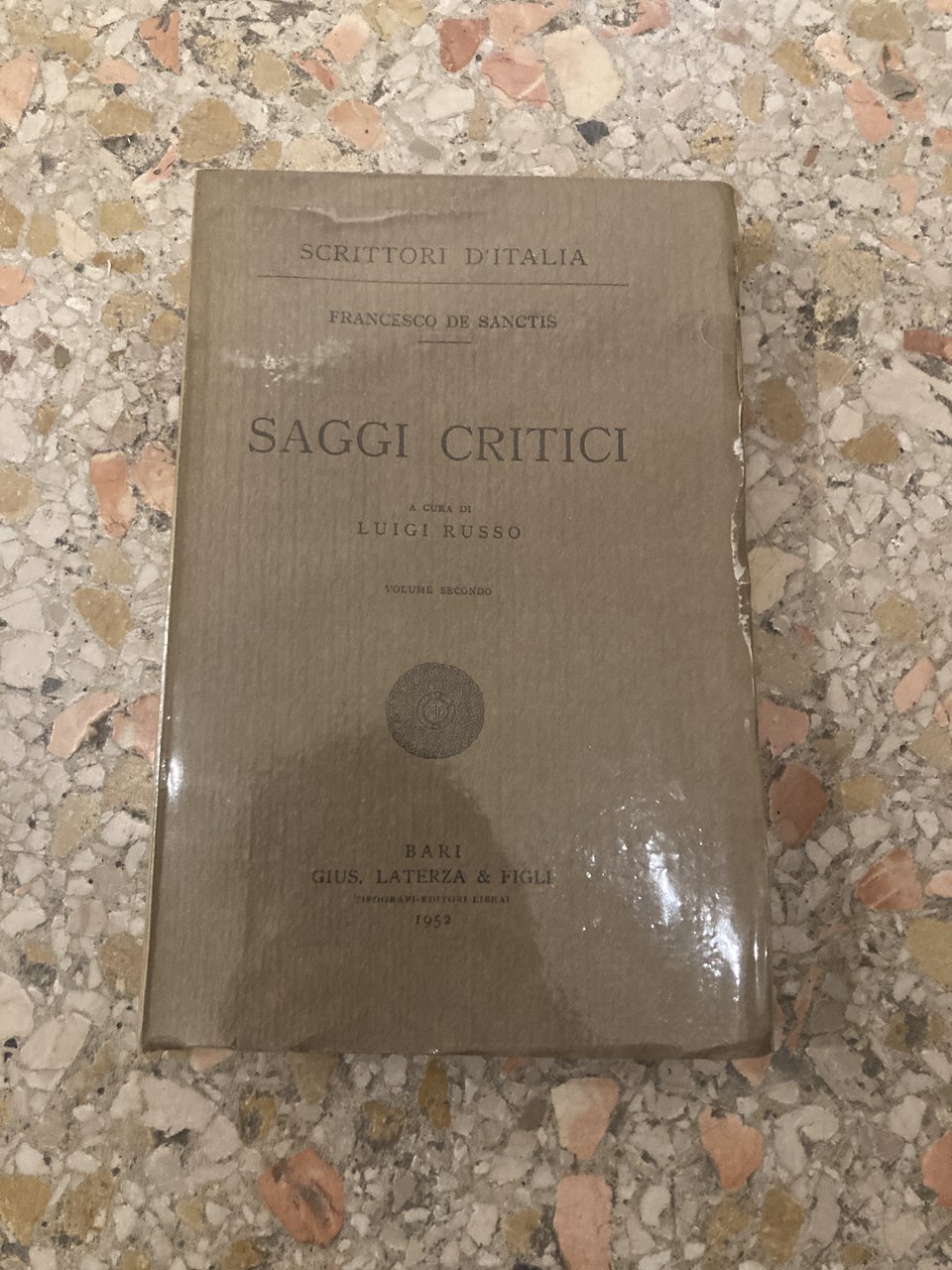 Saggi Critici secondo volume