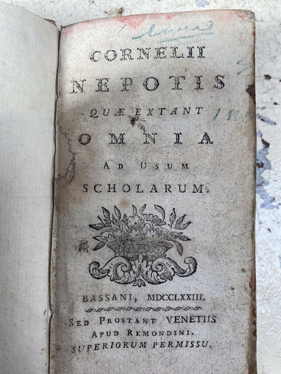 Cornelii nepotis quae extant omnia ad usum scholarum