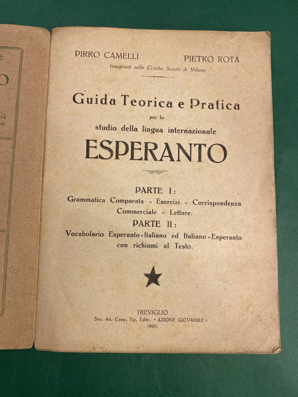 Guida teorica e pratica per lo studio della lingua internazionale …