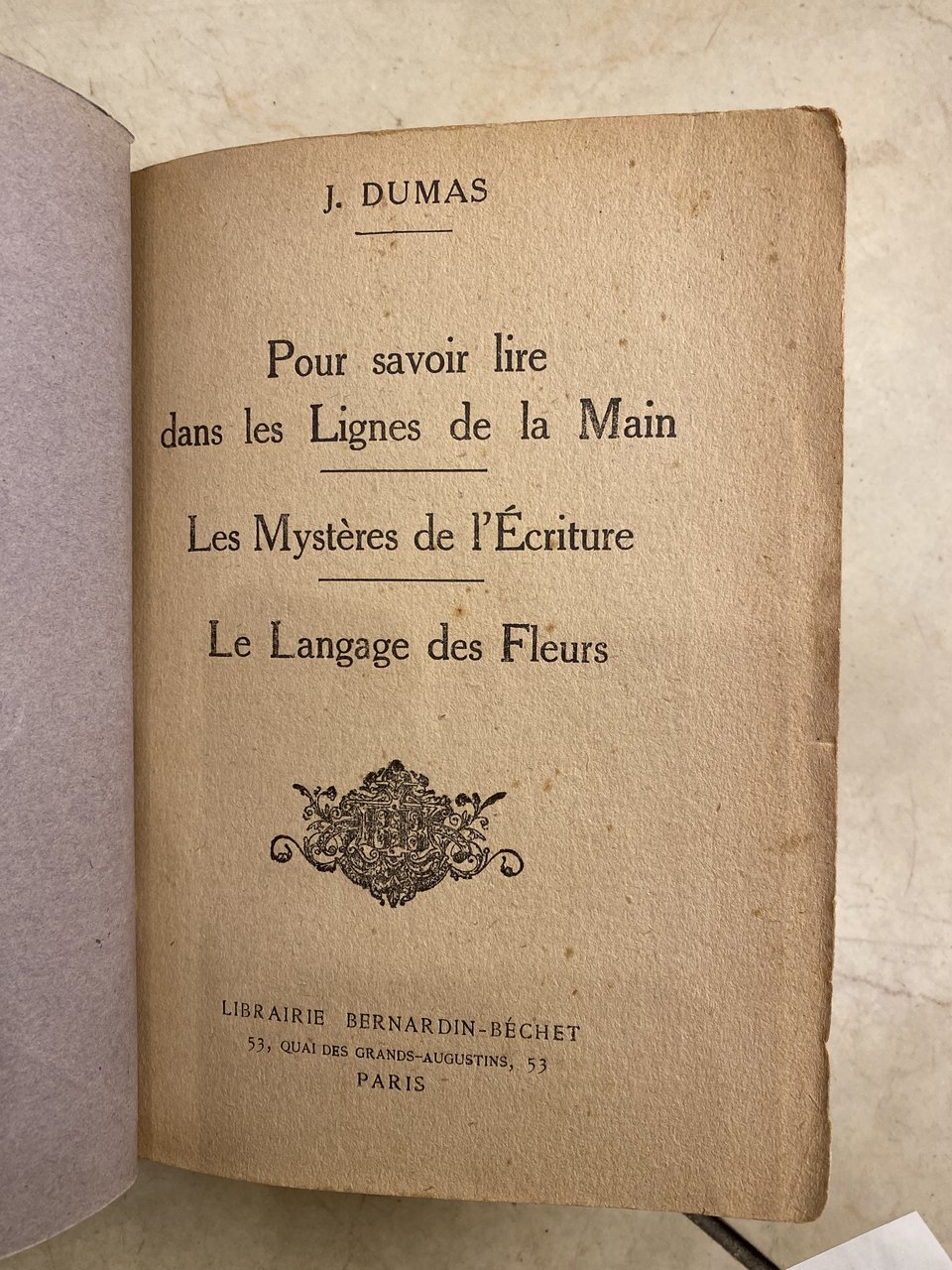 Pour savoir lire dans les lignes de la Main - …