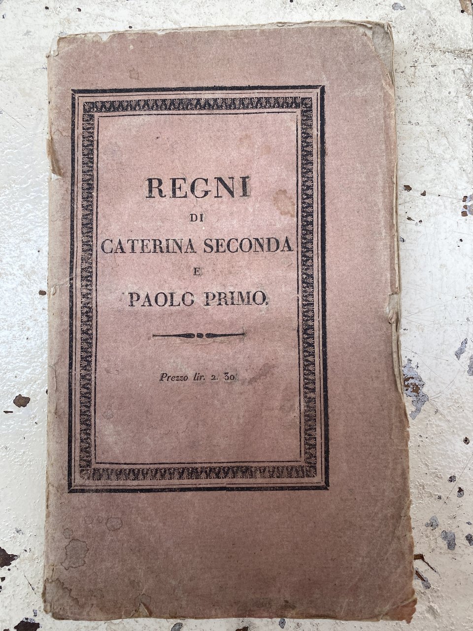 Notizie raccolte per la storia dei Regni di Caterina Seconda …