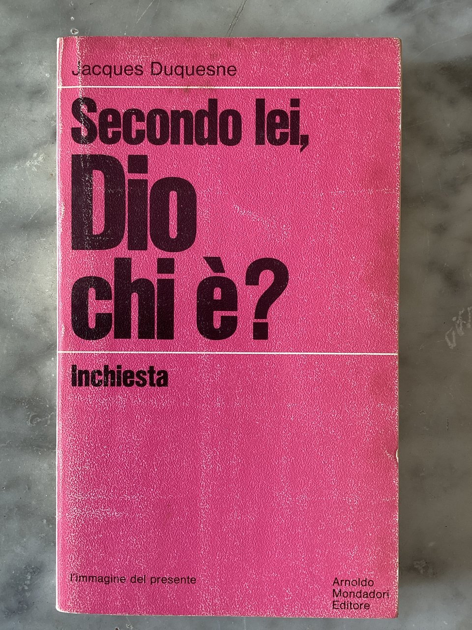 Secondo lei, Dio chi è?