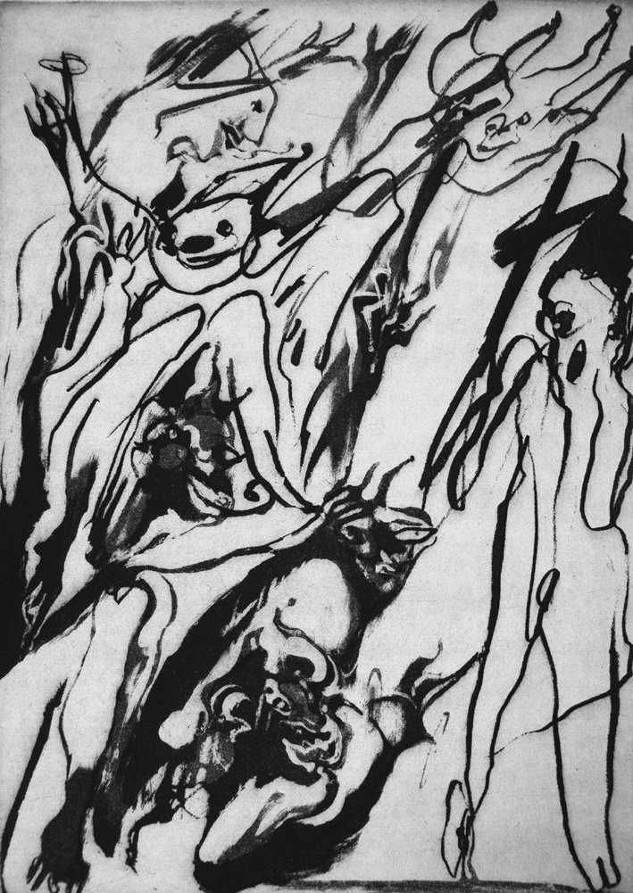 La peste di Bergamo. Incisioni calcografiche di Claudio Sugliani. Traduzione …