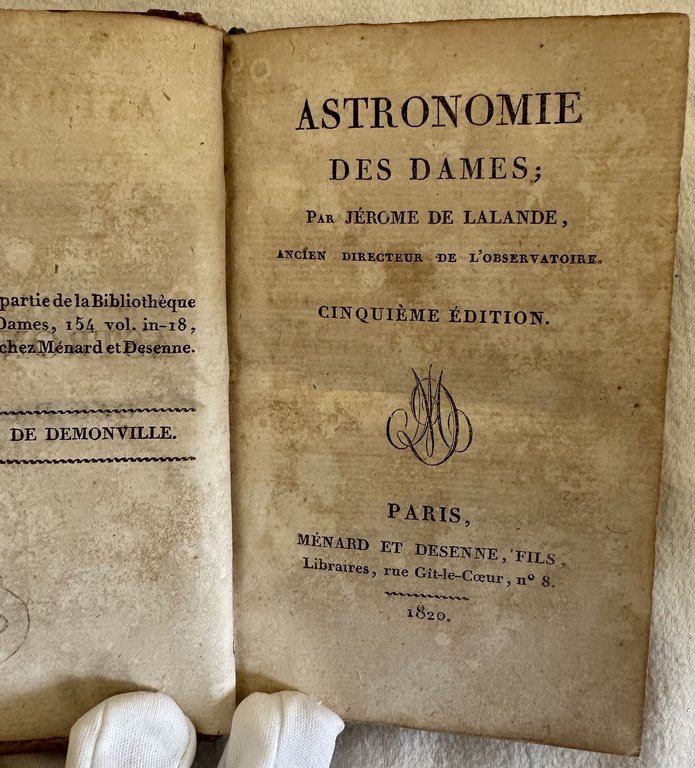 ASTRONOMIE DES DAMES