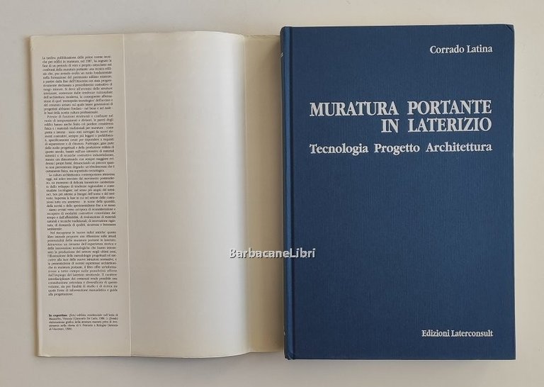 Muratura portante in laterizio. Tecnologia Progetto Architettura