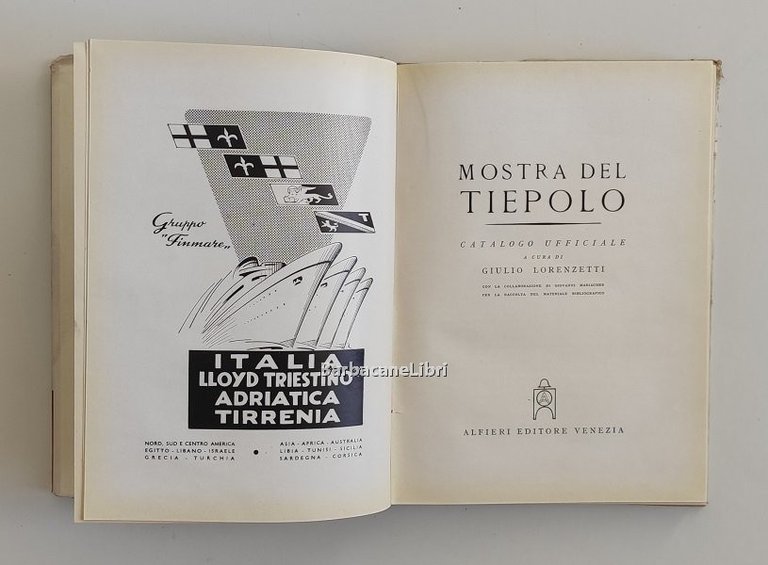 Mostra del Tiepolo. Catalogo ufficiale della mostra