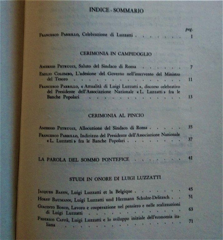 Attualità di Luigi Luzzatti. A cura di Francesco Parrillo.