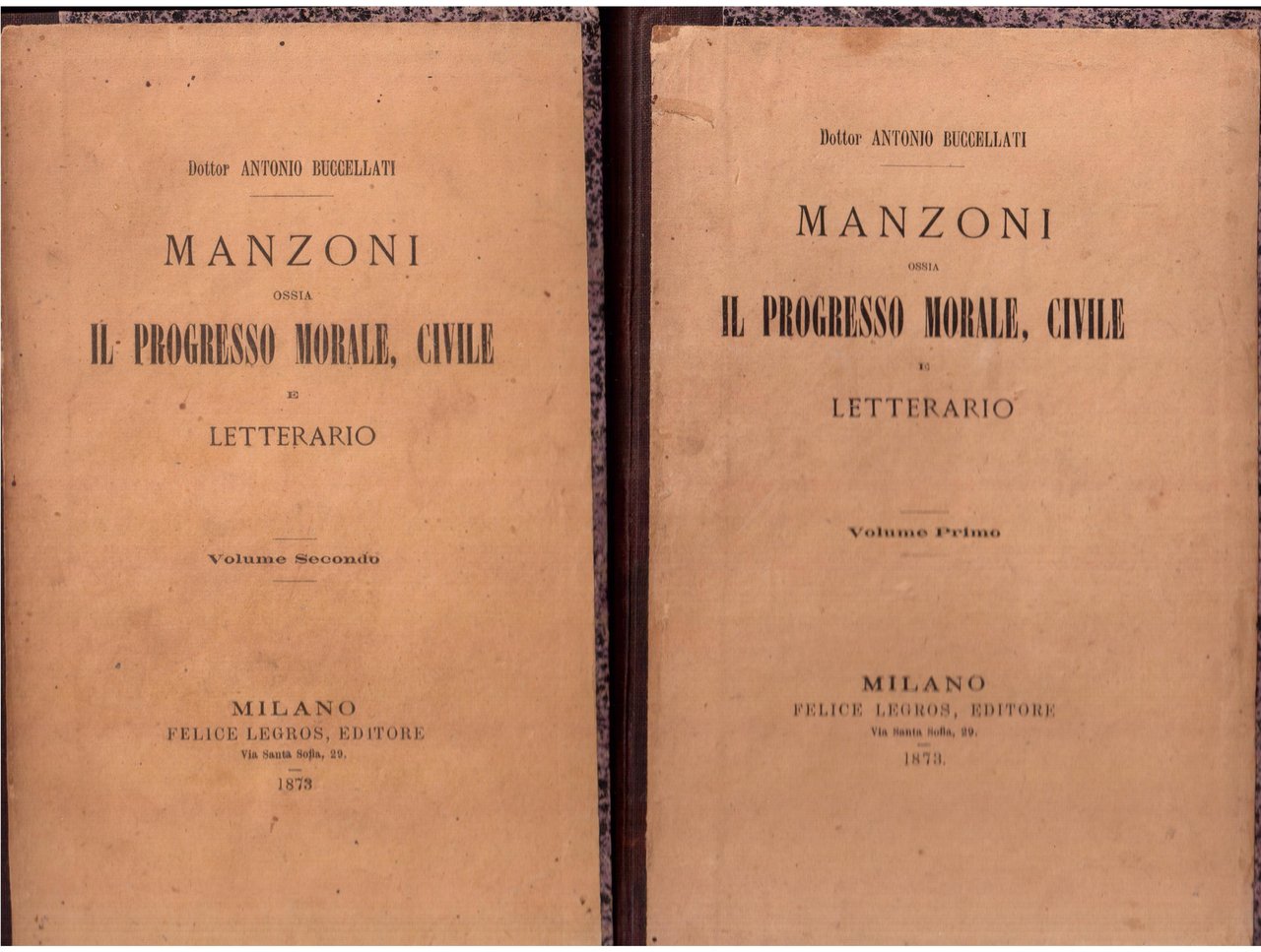 Manzoni ossia il progresso morale, civile e letterario Letture fatte …