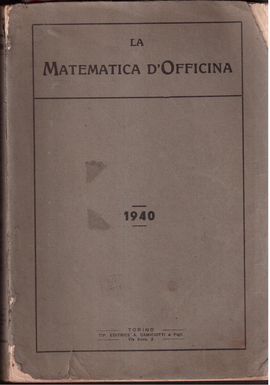 La matematica d'officina