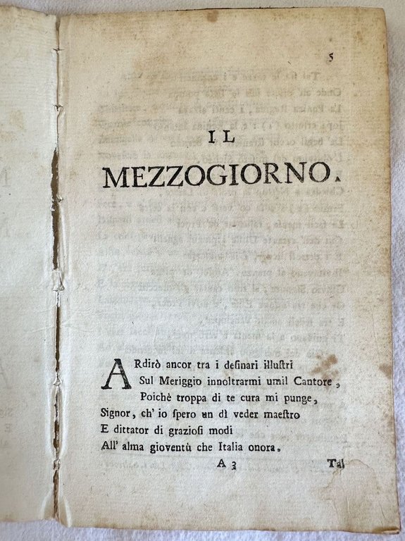 IL MATTINO POEMETTO - IL MEZZOGIORNO POEMETTO?