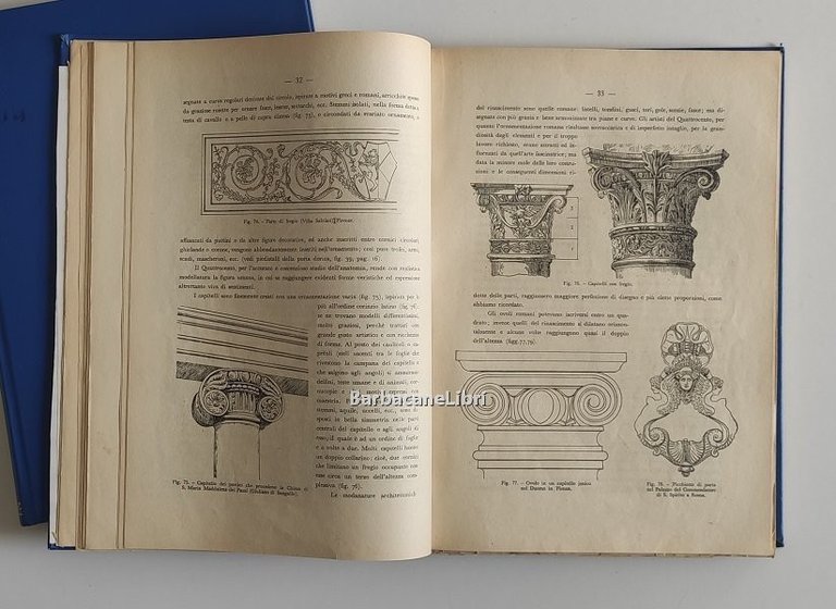 Tavole schematiche di insieme e di particolari di monumenti architettonici …