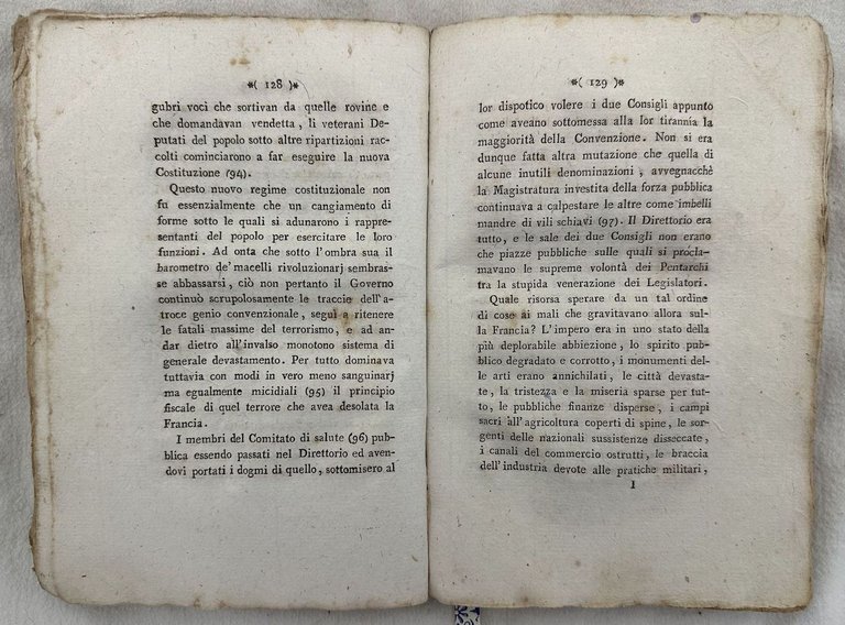 MEMORABILI AVVENIMENTI SUCCESSI SOTTO I TRISTI AUSPICI DELLA REPUBBLICA FRANCESE