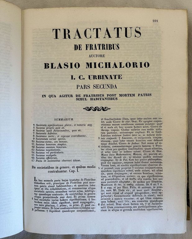 TRACTATUS DE FRATRIBUS