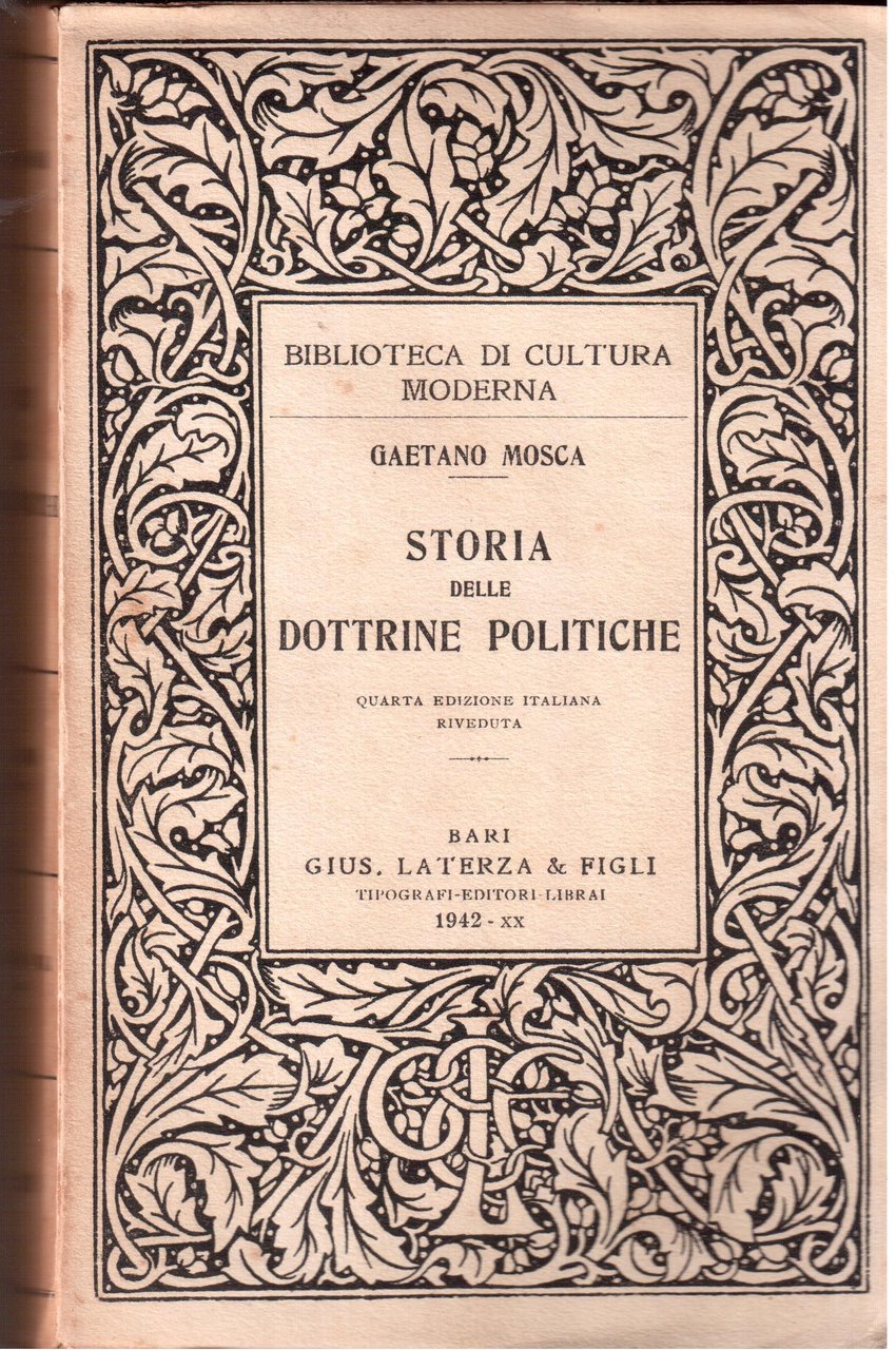 Storia delle dottrine politiche