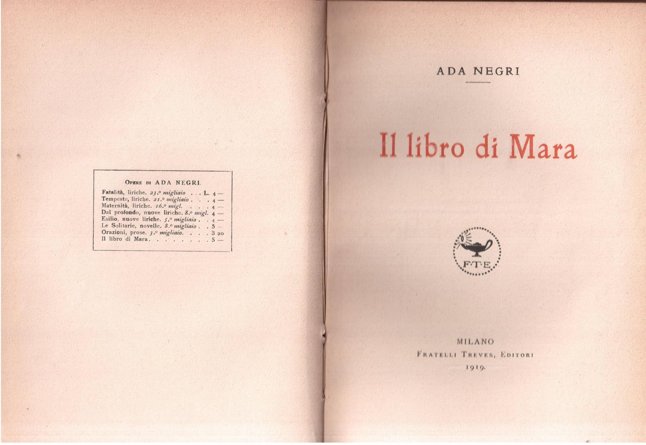 Il libro di Mara