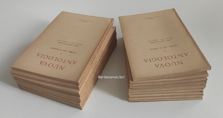 Nuova Antologia. Rivista di lettere, arti e scienze (vari numeri)