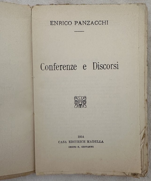 CONFERENZE E DISCORSI