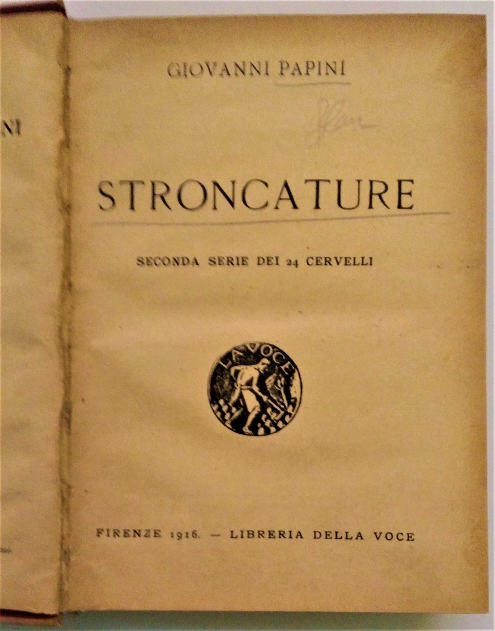 Stroncature. Seconda serie dei 24 cervelli.