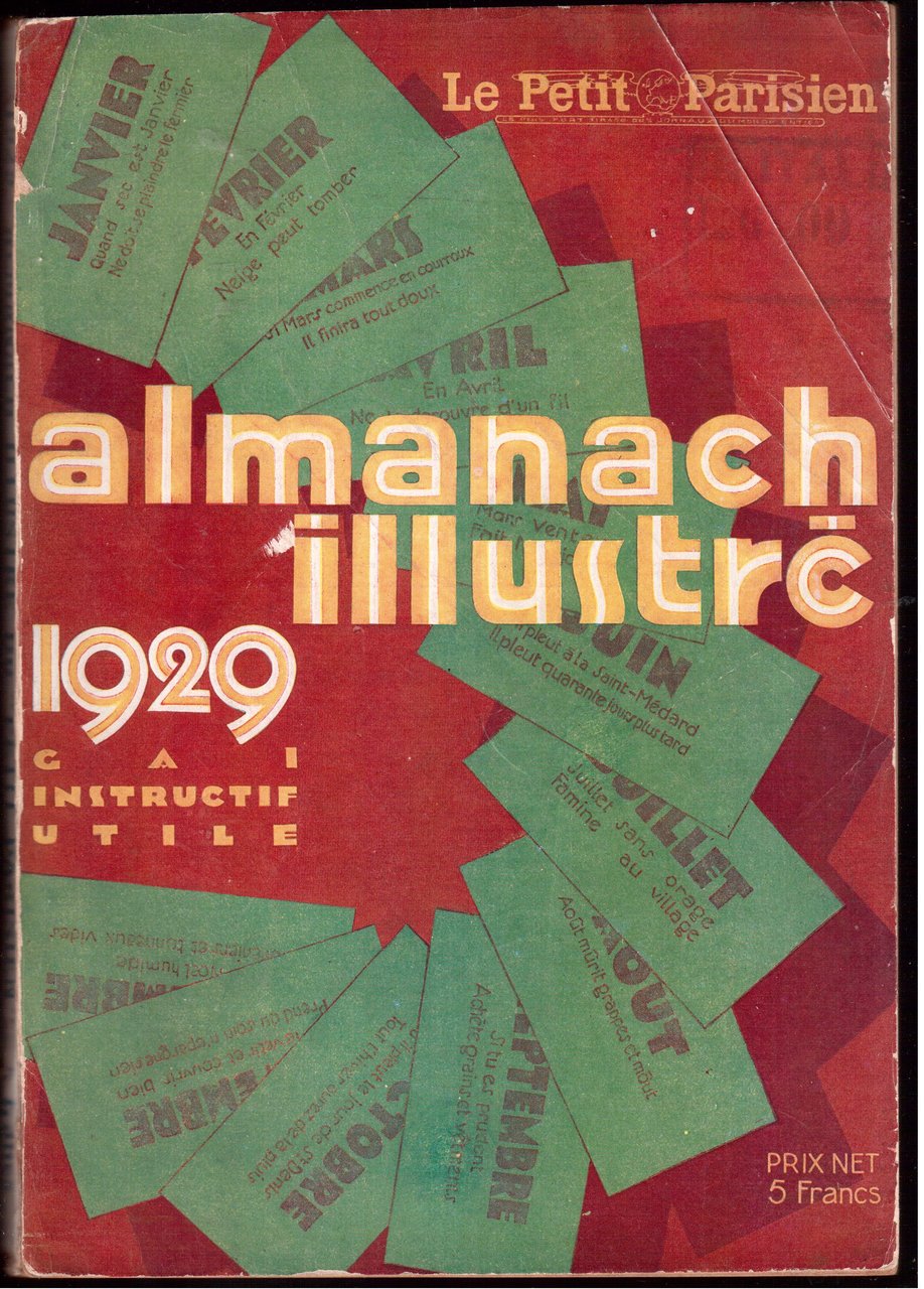 Almanach illustré 1929 Gai - Instructif - Utile