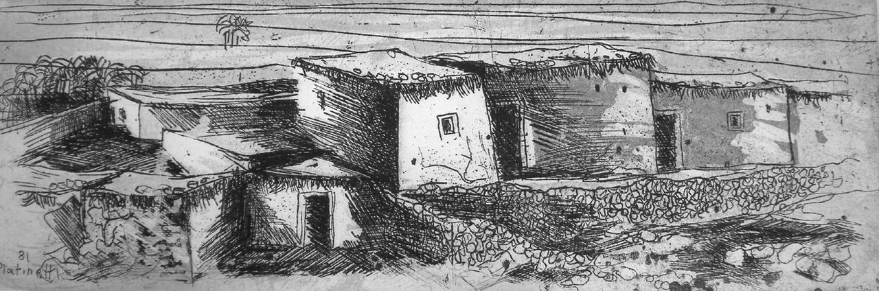 Marocco. Tre acqueforti.