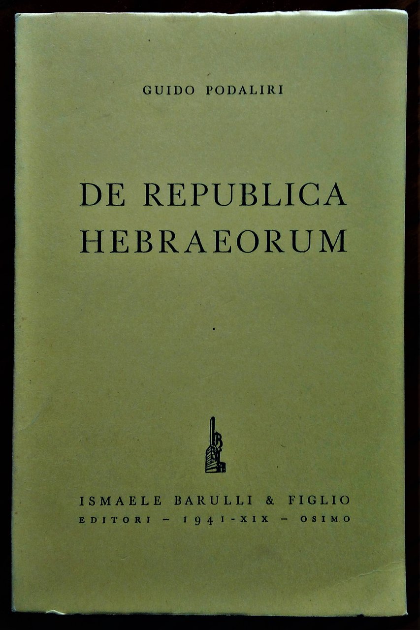 De Republica Hebraeorum.