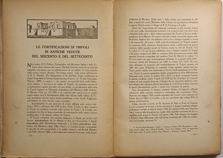 RIVISTA DELLE COLONIE ITALIANE A CURA DEL MINISTERO DELLE COLONIE …