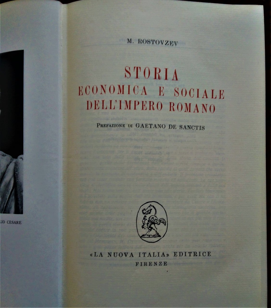 Storia economica e sociale dell'Impero Romano. Prefazione di Gaetano De …